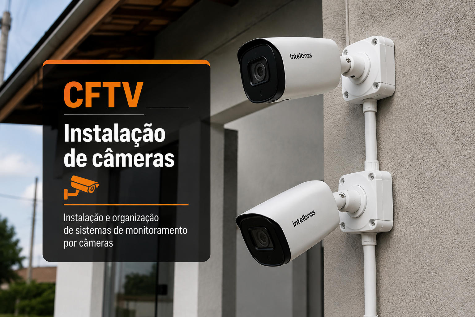 Instalação de câmeras CFTV